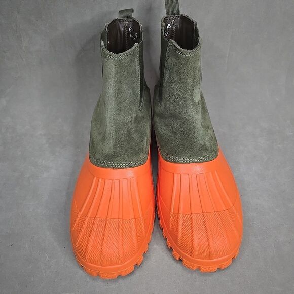 Diemme Balbi Sage Green Suede Boots Italy Sz 45 US 11 MSRP $380 - Picture 3 of 11